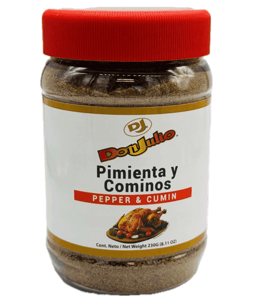DON JULIO PIMIENTA Y COMINO JUMBO 230 GRS / 12 UNDS