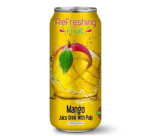 REFRESHING FRUIT LATA MANGO 24/500ML