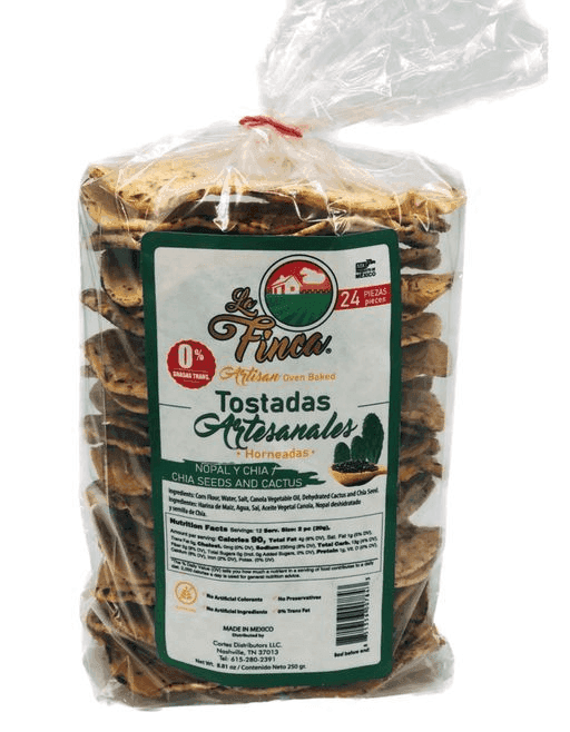 LA FINCA TOSTADA HORNEADA CON CHIA Y NOPAL DESHIDRATADO 12/8.84 OZ