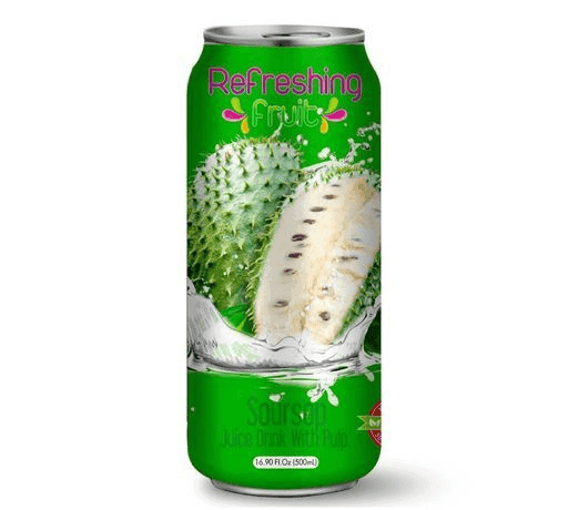 REFRESHING FRUIT LATA GUANABANA 24/500ML