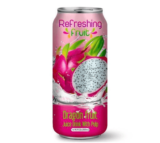 REFRESHING FRUIT LATA DRAGON FRUIT 24/500ML