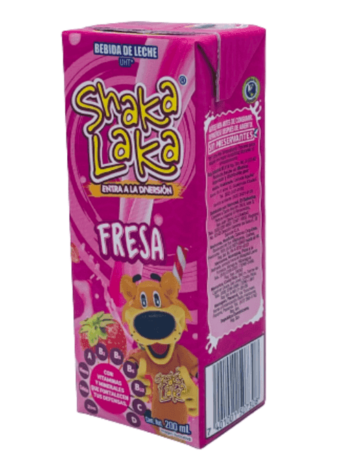 SHAKA LAKA FRESA 24X200 ML