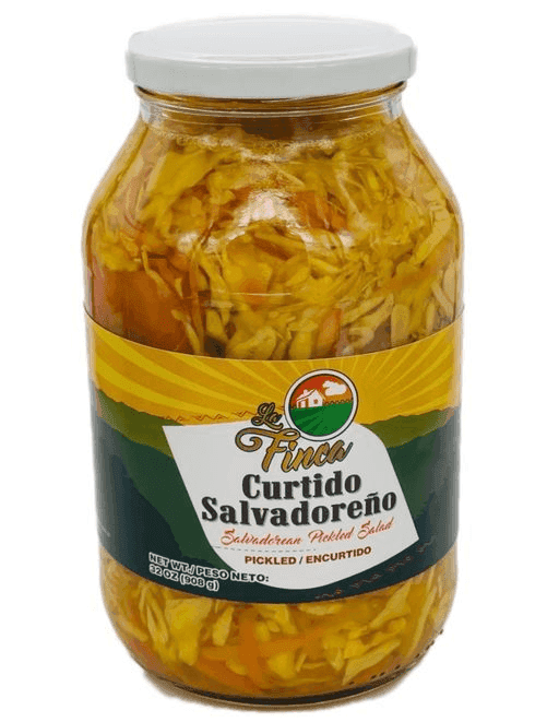 LA FINCA CURTIDO SALVADORENO C/VERDURA 12/32 GRS.