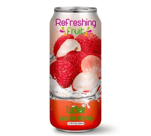 REFRESHING FRUIT LATA LYCHEE 24/500ML