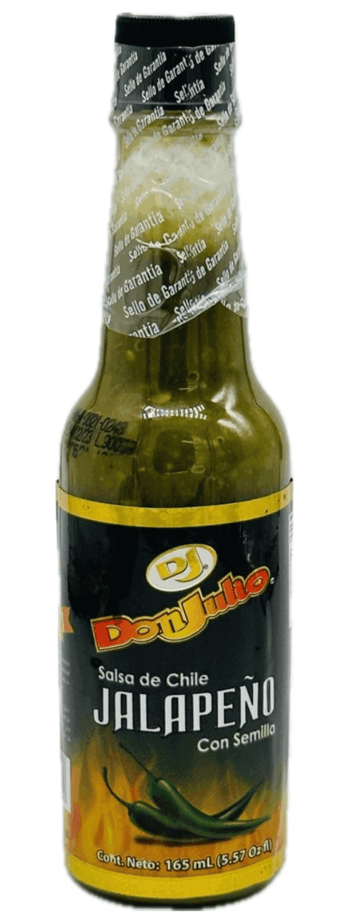 DON JULIO SALSA DE CHILE JALAPENO 24/ 165 ML.
