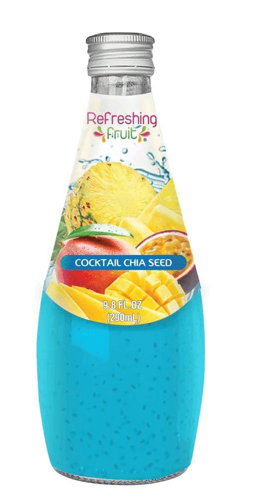 REFRESHING FRUIT CHIA COCKTAIL DE FRUTAS 24/ 9.8 OZ