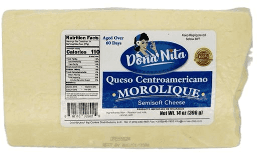 DONA NITA QUESO MOROLIQUE TABLETA 1/ 14OZ CJ 12