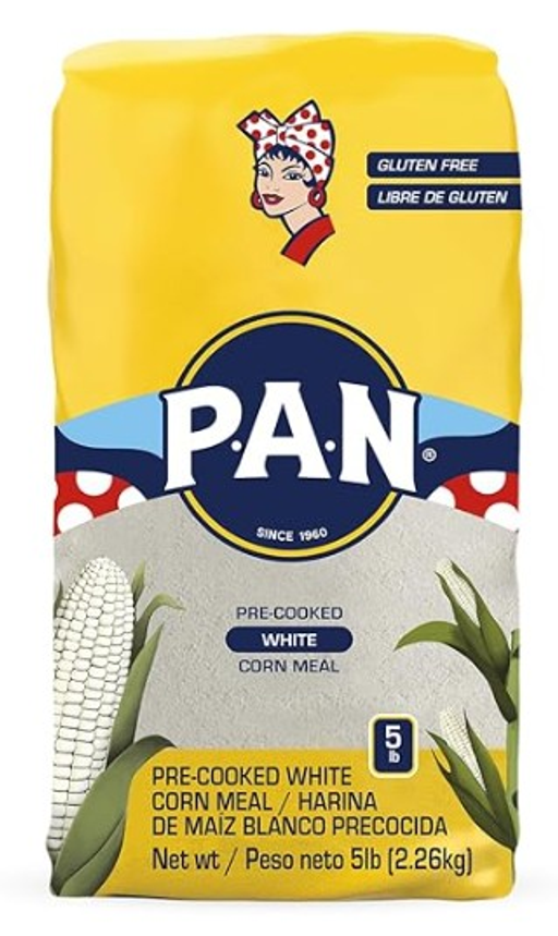 PAN - HarinaPan de maíz blanco, 4/5 Lb