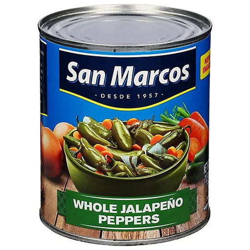 San Marcos Whole Jalapeno Peppers 26 oz.