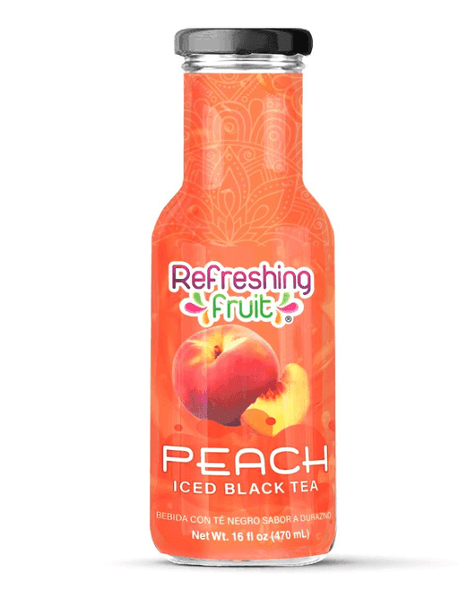 REFRESHING FRUIT PEACH ICED TEA 12/ 470 ML.