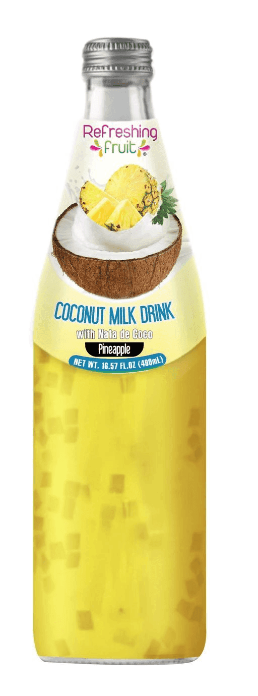 REFRESHING FRUIT NATA PINA 12/ 490 ML.