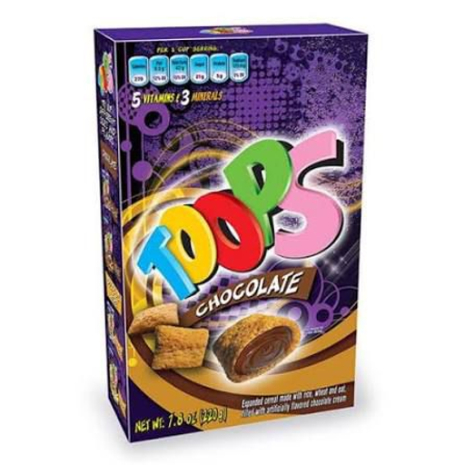 TOOPS CHOCOLATE 12/ 7.8 OZ. / 220 GR.