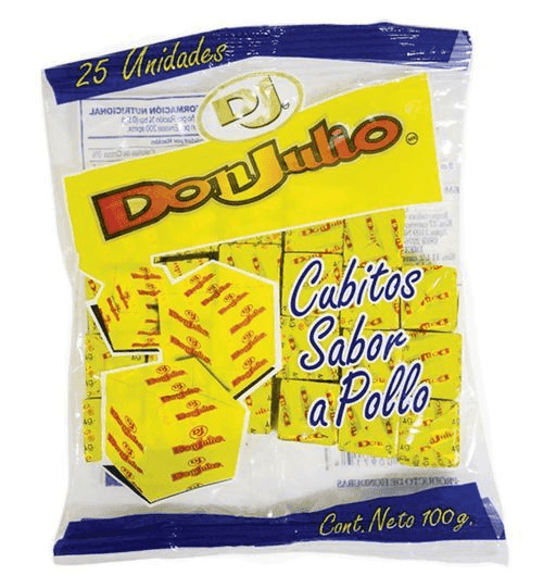 DON JULIO CUBITOS DE POLLO BOLSITA 48/ 25 UDS 100GR.