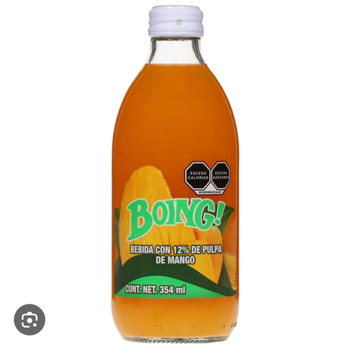 BOING MANGO BOTELLIN VIDRIO 354 ML 24/12 OZ 04/25