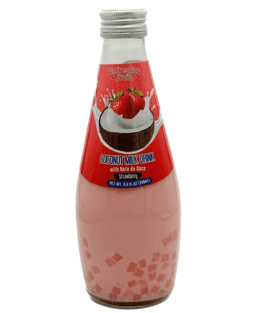 REFRESHING FRUIT NATA STRAWBERRY 12/ 290 ML.