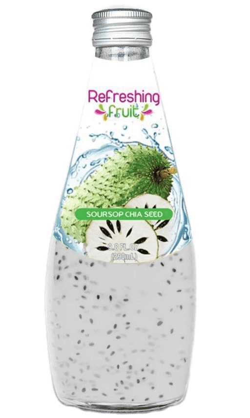 REFRESHING FRUIT CHIA GUANABANA 24/9.8 OZ