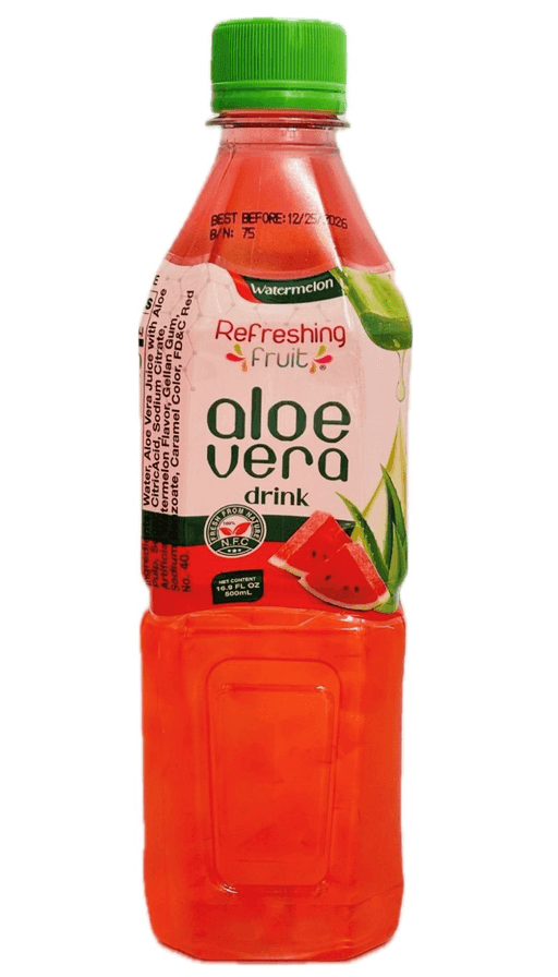 REFRESHING FRUIT ALOE VERA WATERMELON 24/ 500 ML.