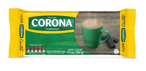 CORONA CHOCOLATE TRAD BARS 20/17.06OZ