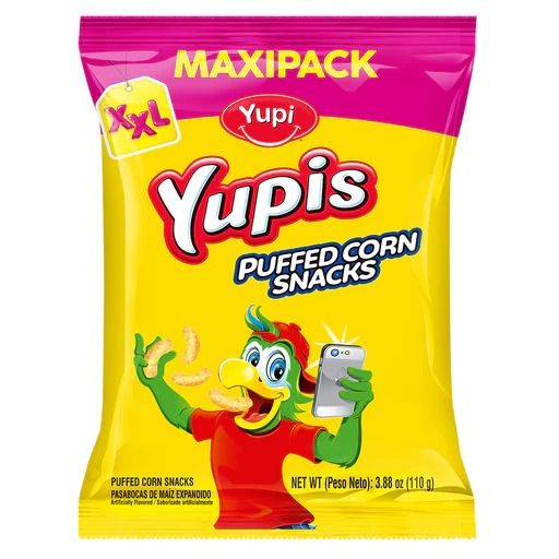 YUPI PUFFED CORN 17/3.88 OZ