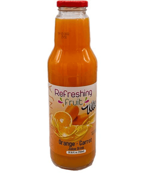 REFRESHING FRUIT ORANGE/CARROT JUICE 8/25.4 OZ