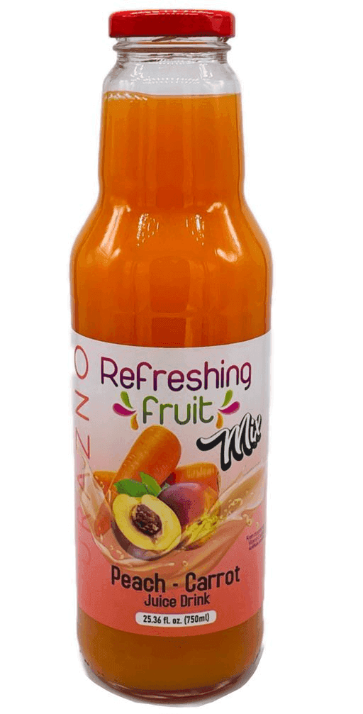 REFRESHING FRUIT PEACH/CARROT JUICE 8/25.4 OZ.