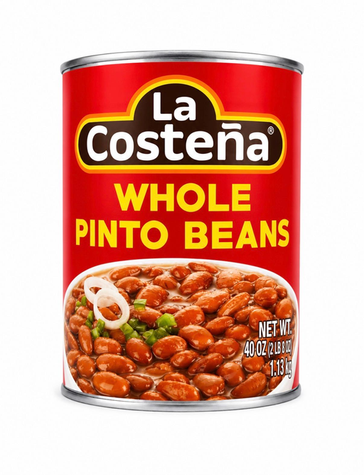 La Costena Whole Pinto Beans 12/40 oz