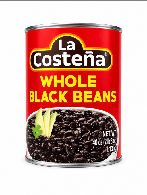 La Costena Whole Black Beans 12/40 oz.