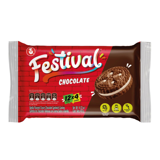 FESTIVAL CHOCOLATE COOKIES 12/14.2 OZ.