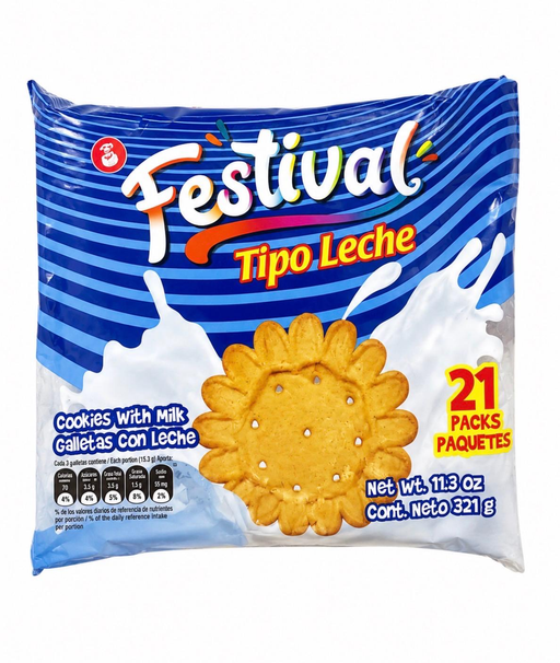 FESTIVAL COOKIES WITH MILK BAG 24/11.3OZ