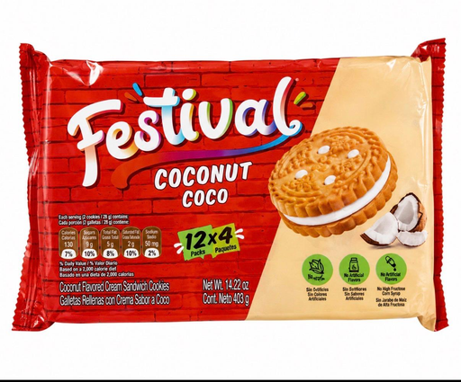 FESTIVAL COCO COOKIE BAG 12/14.21 OZ