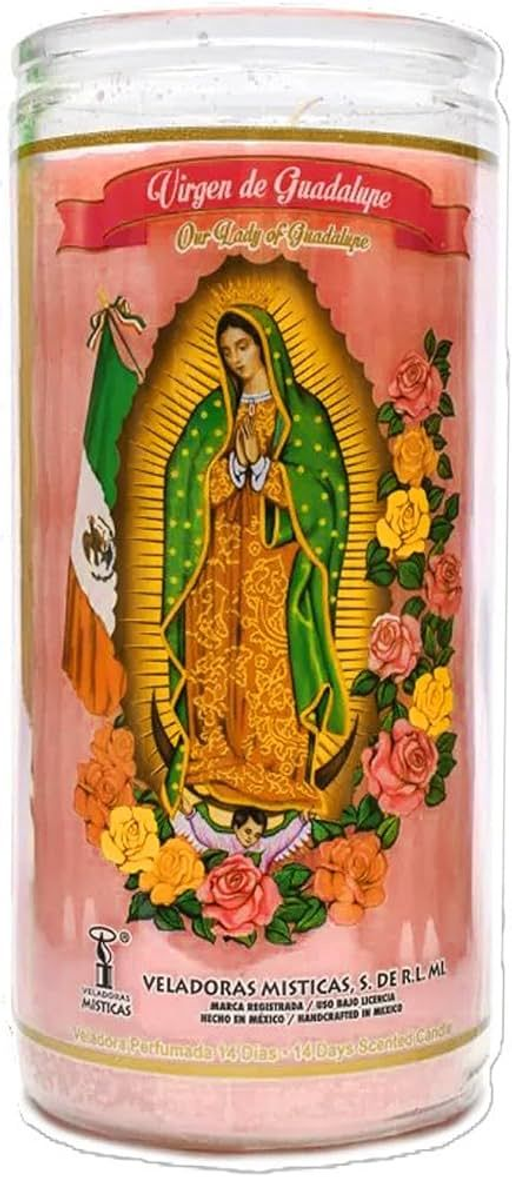 VIRGEN DE GUADALUPE ROSA PERF 14 DIAS c/6 pz