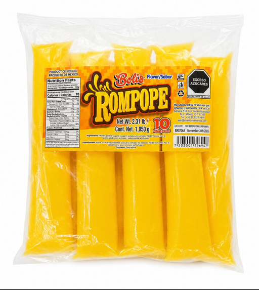 BOLIS DE ROMPOPE c/15 BOLSAS LA CAJA