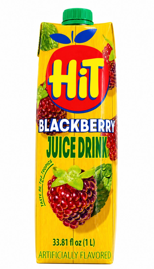 Hit Black Berry Juice Drink 12/ 1L.