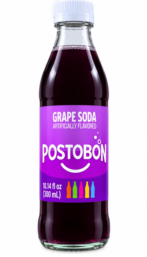 Postobon Soda Grape 24/10.4 oz