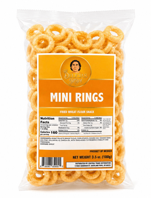Mini Rings Wheat Snacks 28 pieces