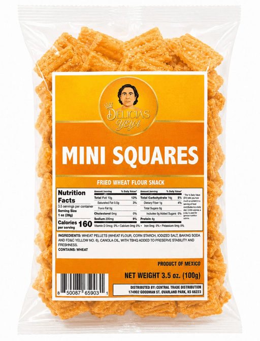 Mini Cuadro Chili Lime Fried Wheat Snack Case 28