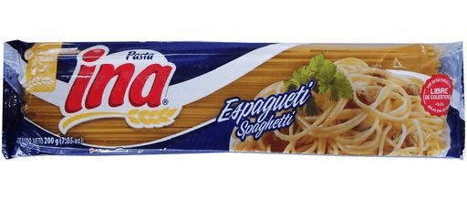 INA PASTA ESPAGUETTI 20X200 GR.
