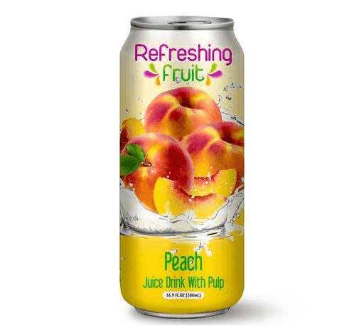 REFRESHING FRUIT LATA PEACH 24/ 500 ML.
