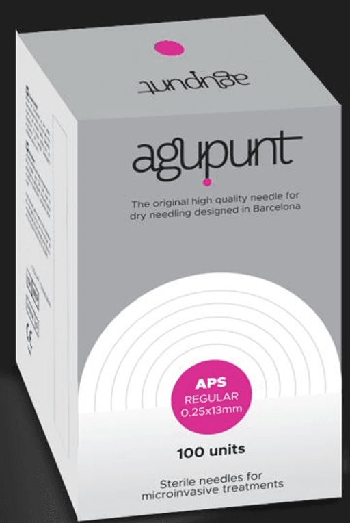 APS REGULAR Needles .25 x 13 mm - Box of 100 (dark pink)