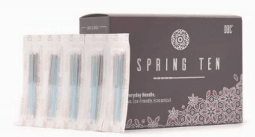DBC Spring Ten Acupuncture Needles - Box of 1000 .20x30
