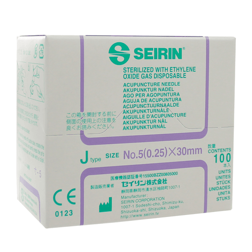 Seirin Needles J-Sakura, .25 x 30 mm - Box of 100FORMERLY SEIRIN J TYPE