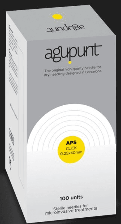 APS CLICK Needles .25 x 40 mm - Box of 100 (yellow)