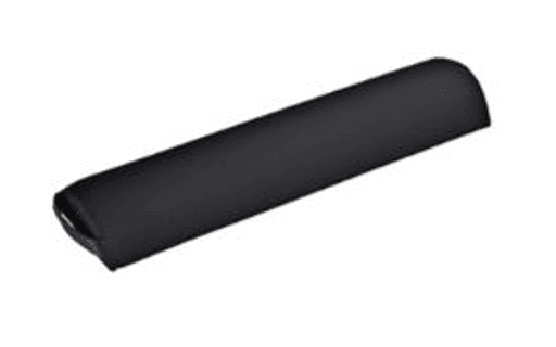 Half Round Bolster 24.5in L x 6in D - BLACK