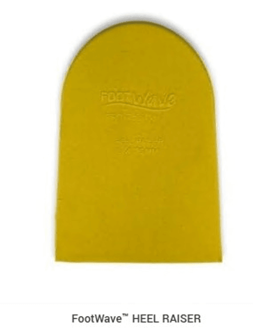 FootWave PROFESSIONAL Orthotics - Heel Raiser - 6MM - Medium