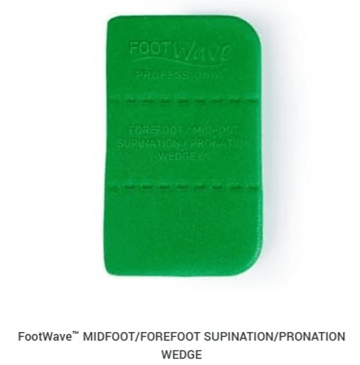 FootWave PROFESSIONAL Orthotics - Midfoot/Forefoot Supination/Pronation Wedge - 6 degree - 5/pk