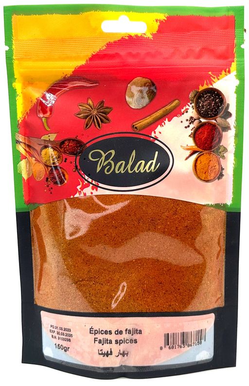 BALAD FAJITAS SPICES 40X150GRS