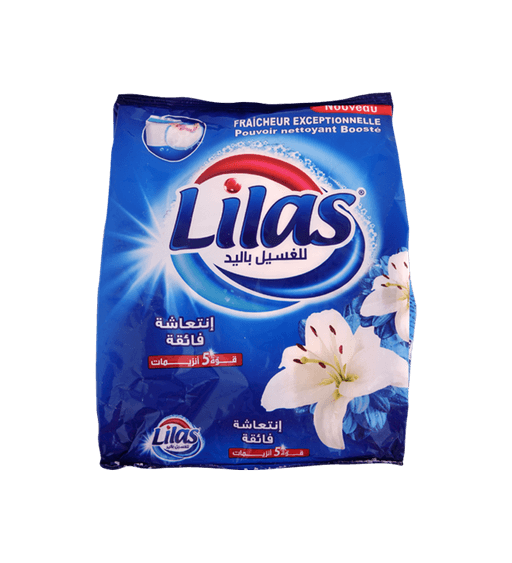 LILAS POUDRE DE LESSIVE À LA MAIN FRAICHEUR EXCEPTIONNELLE 6X1KG