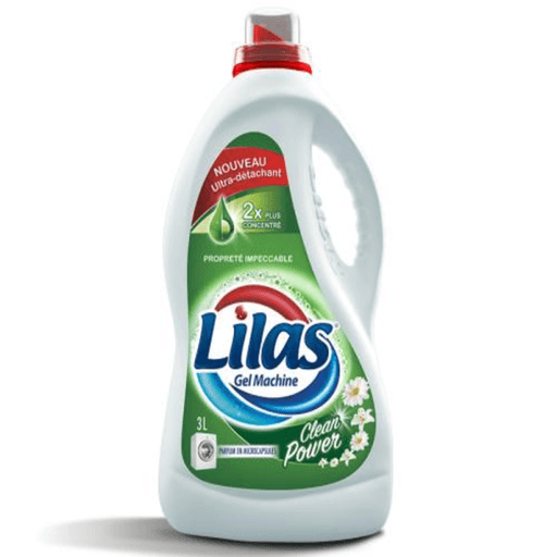 LILAS GEL À LESSIVE CLEAN POWER 4X3L