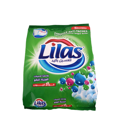 LILAS POUDRE DE LESSIVE À LA MAIN ENZYMAX 12X300GRS