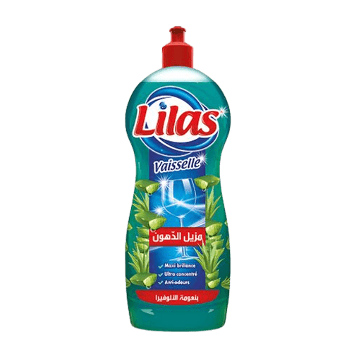 LILAS LIQUIDE À VAISSELLE ALOE VERA 12X580ML